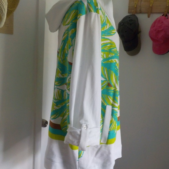 Tropical Hoodie Sweatshirt/Jacket - Picture 3 of 11